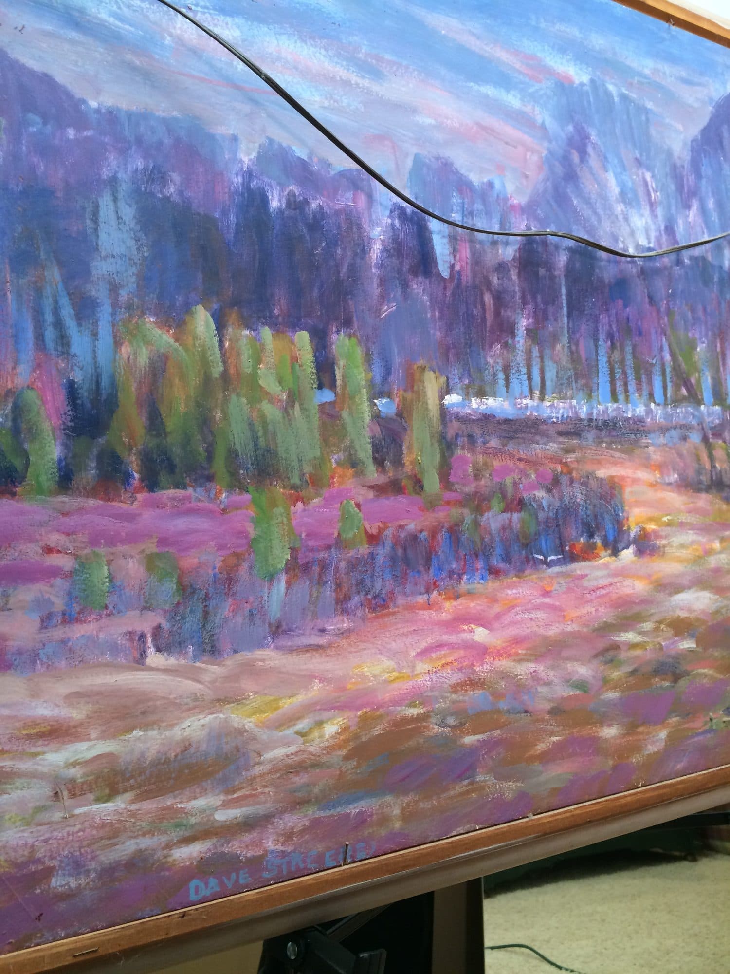 Autumn Garden Pond — detail