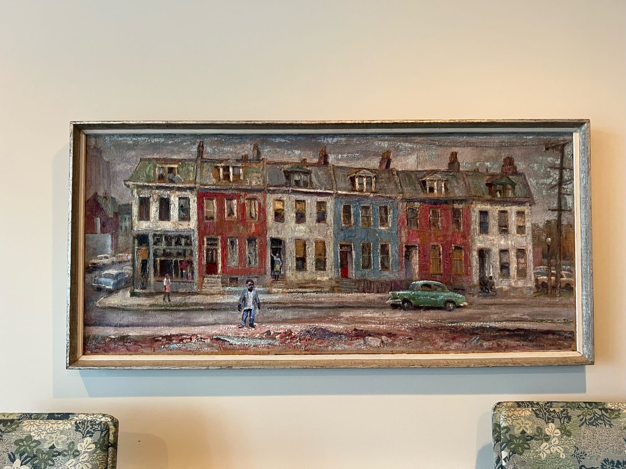 Row Of Colorful Townhouses