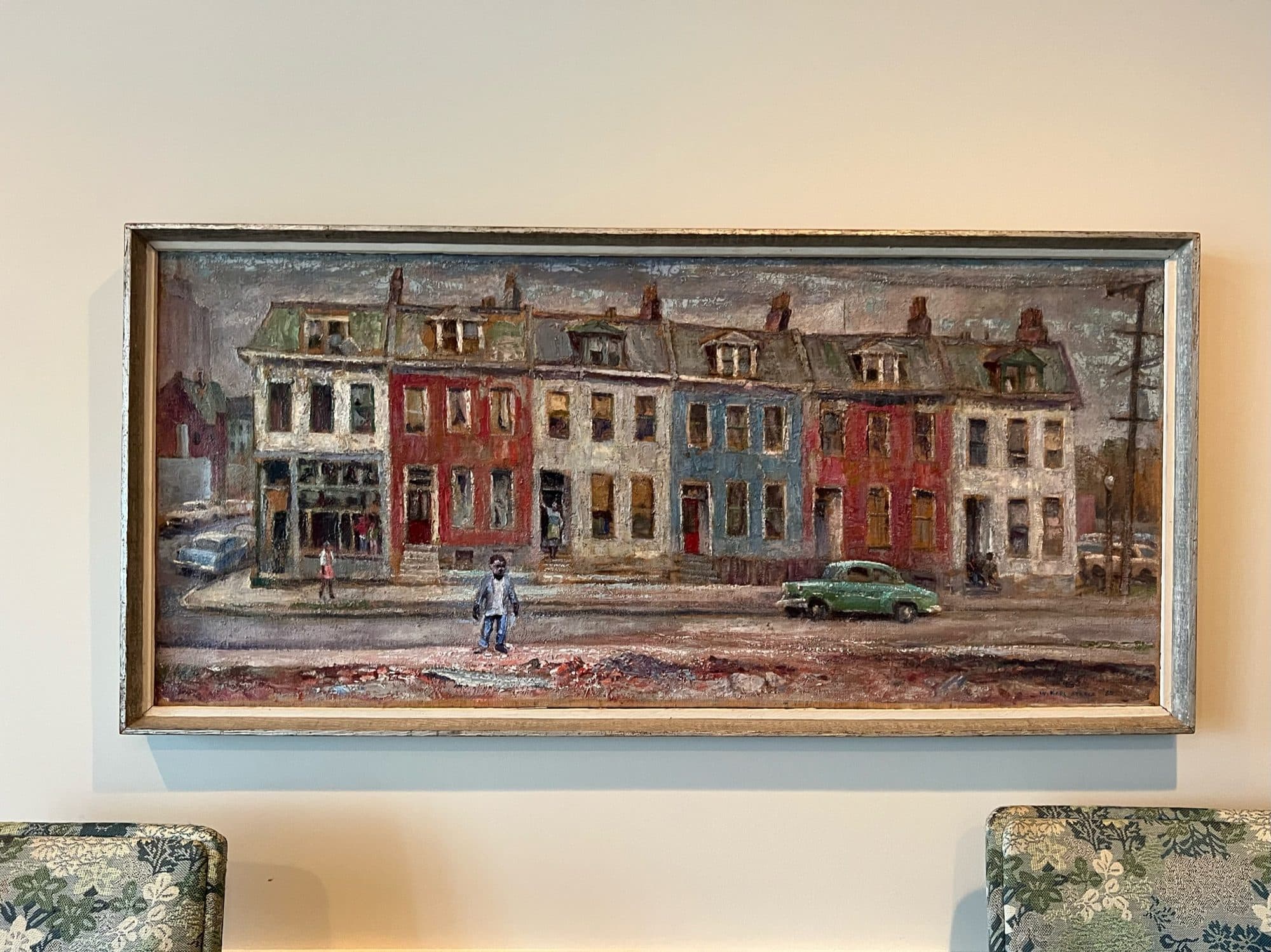 Row Of Colorful Townhouses — detail
