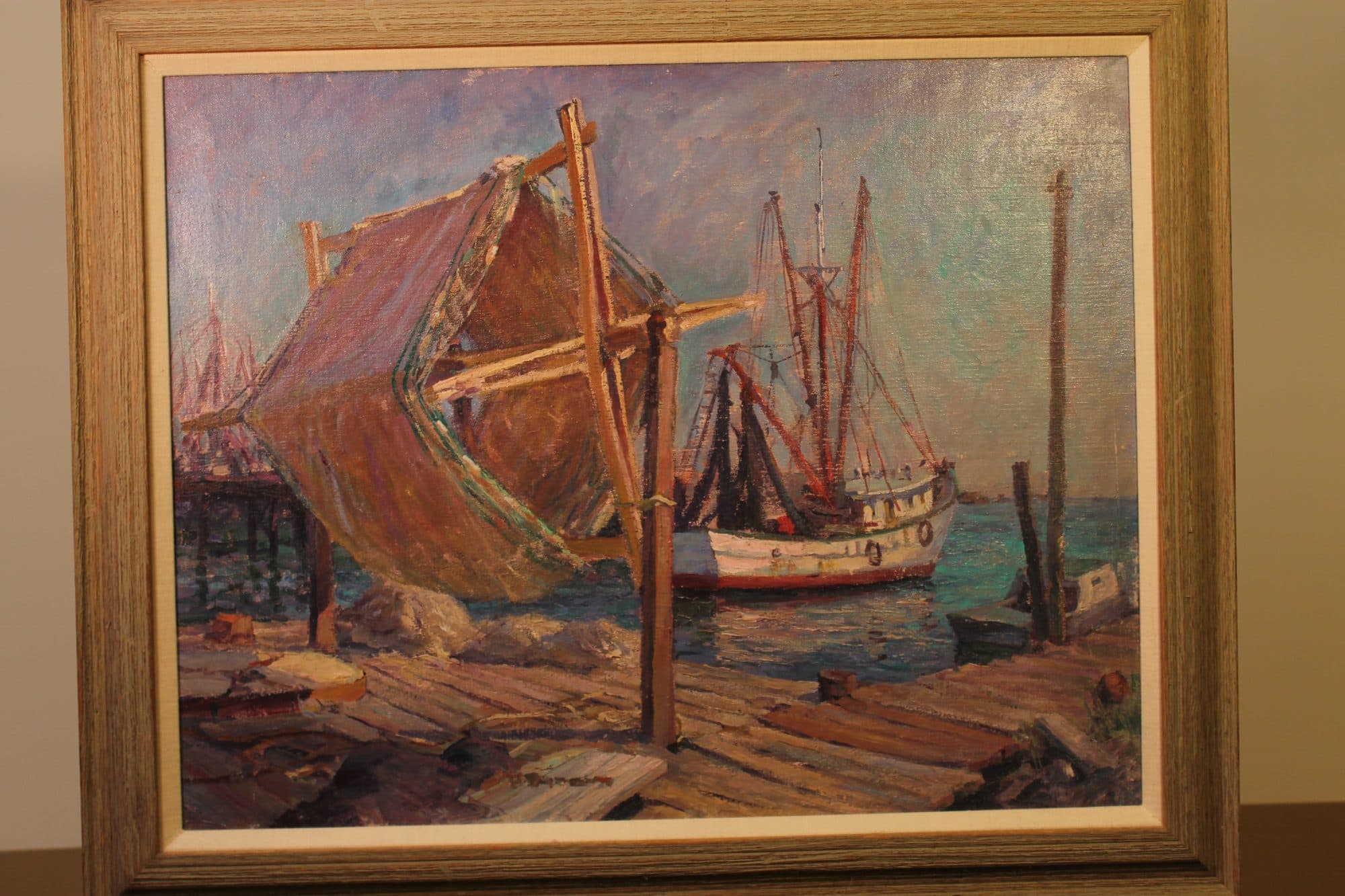Fishing Boats At The Dock — detail