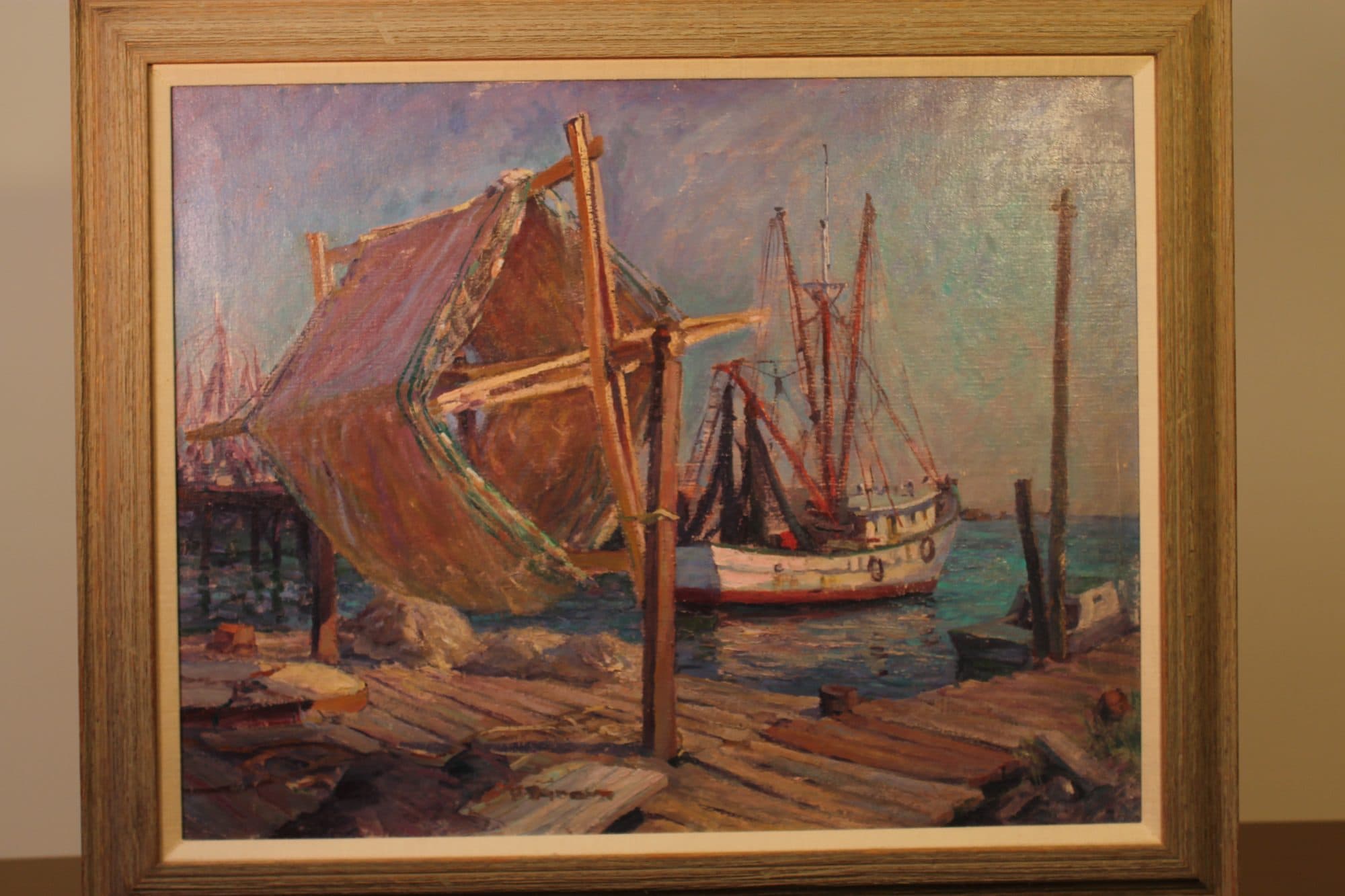 Fishing Boats At The Dock — detail