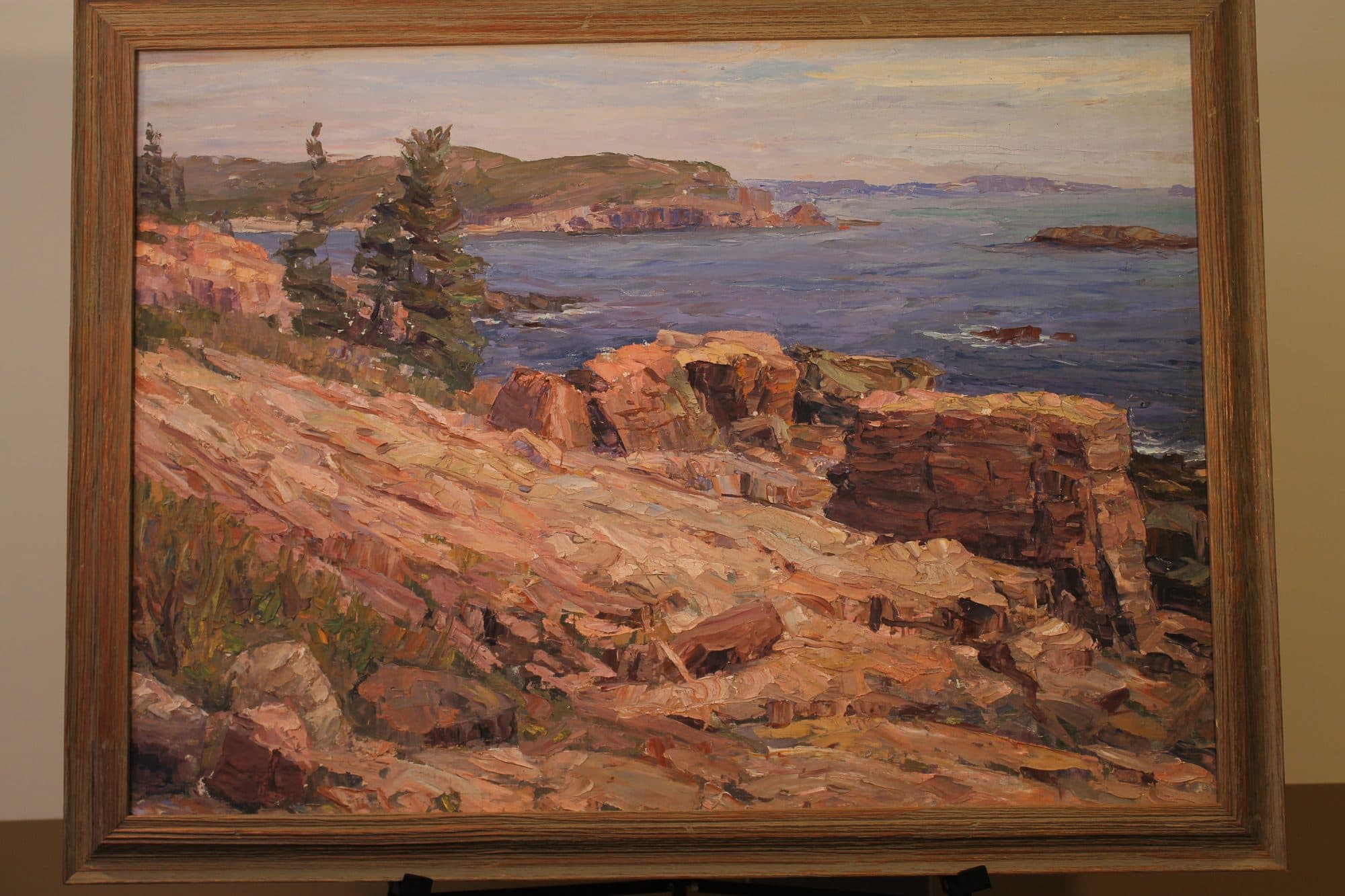 Rocky Coast By The Sea — detail