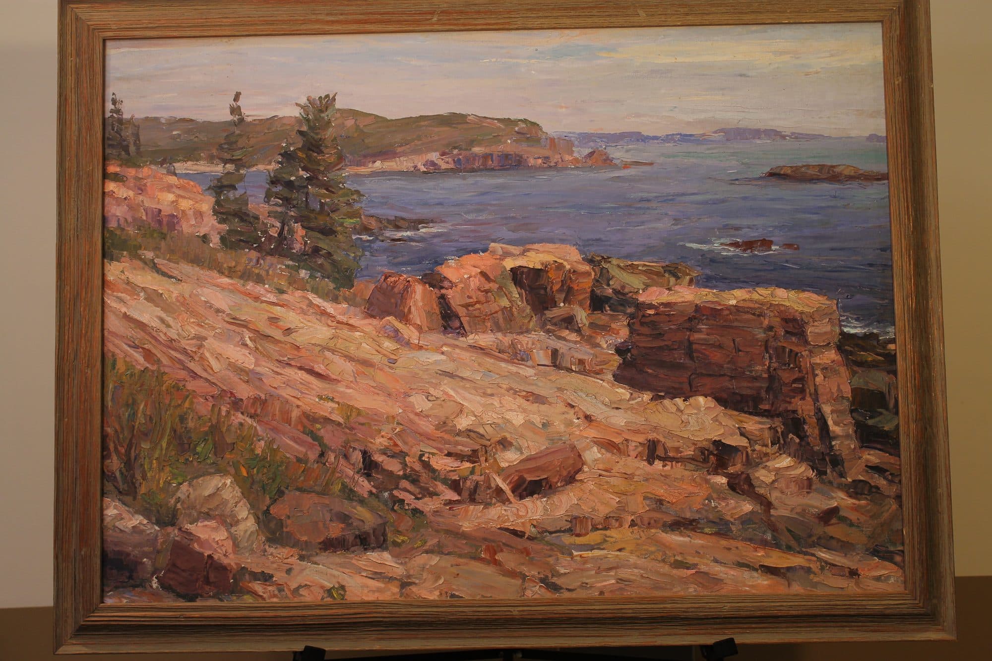 Rocky Coast By The Sea — detail