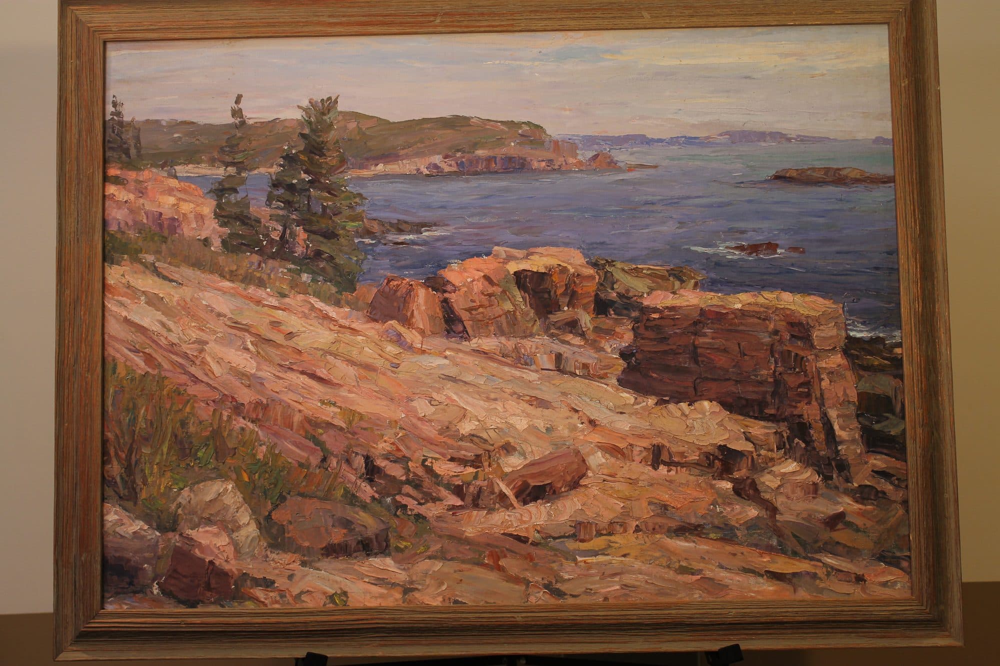 Rocky Coast By The Sea — detail