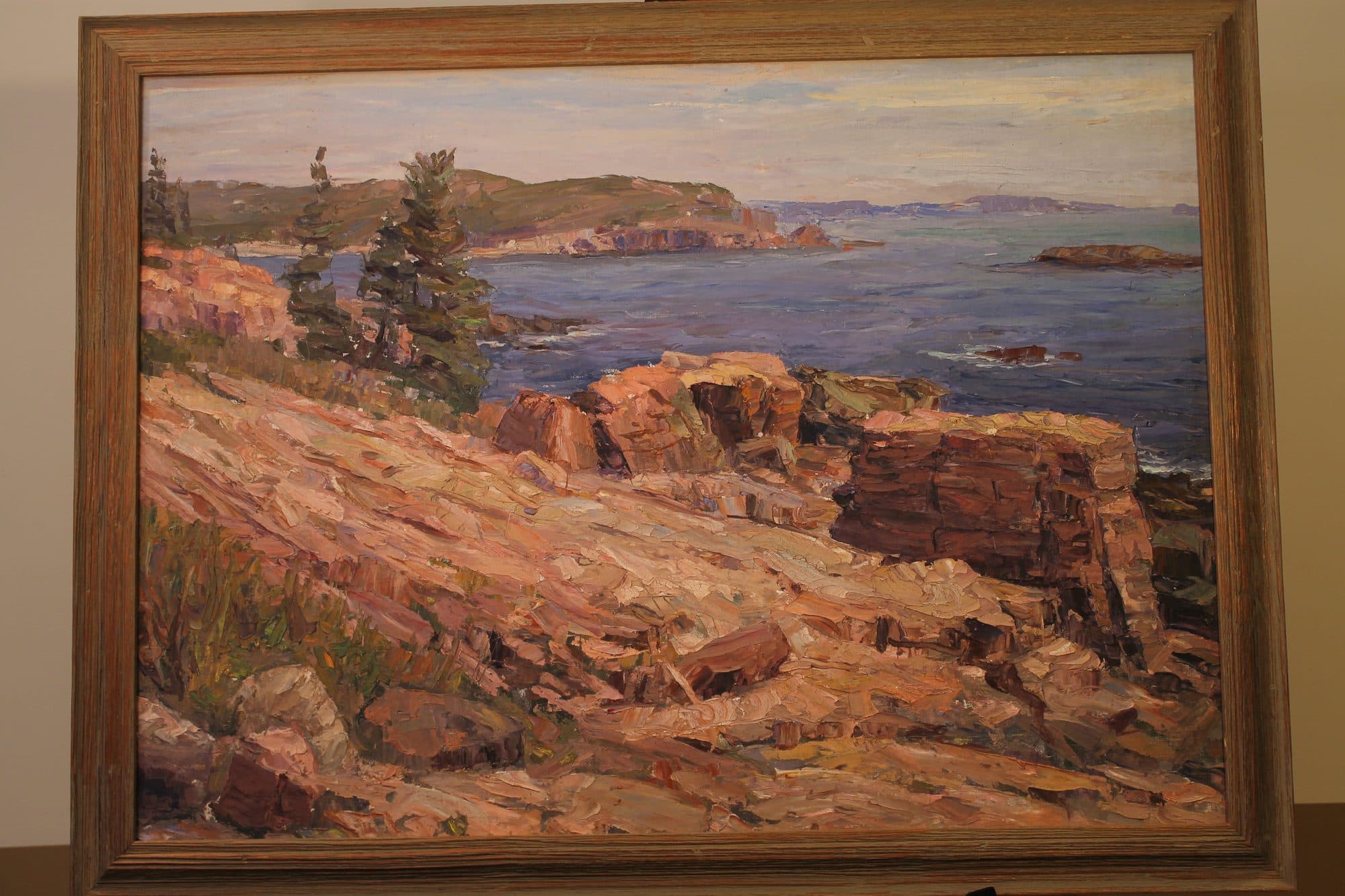 Rocky Coast By The Sea — detail
