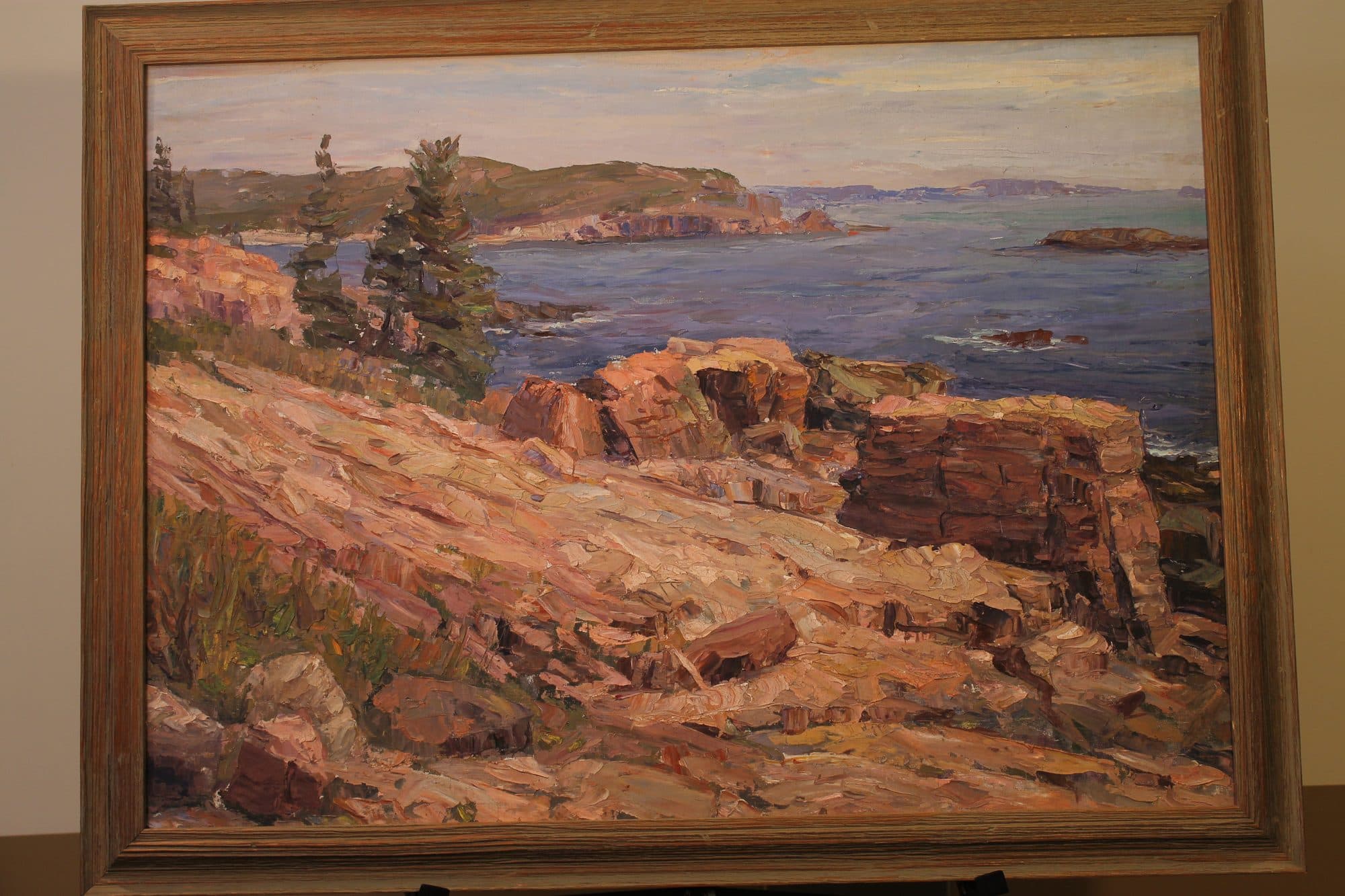 Rocky Coast By The Sea — detail