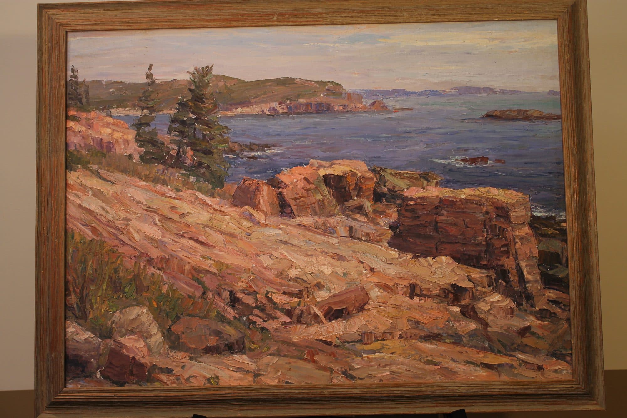 Rocky Coast By The Sea — detail