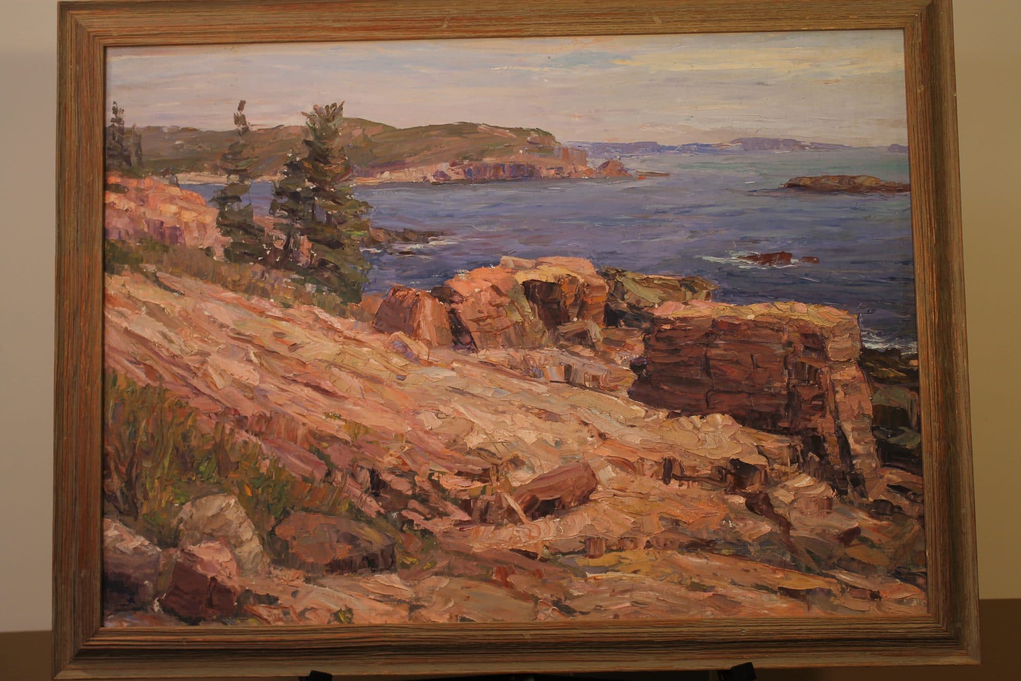 Rocky Coast By The Sea — detail