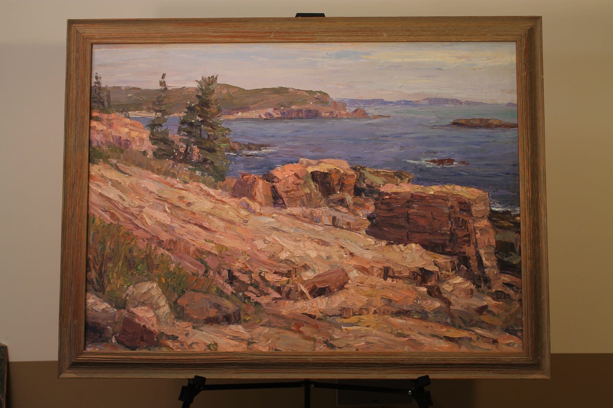Rocky Coast By The Sea — detail