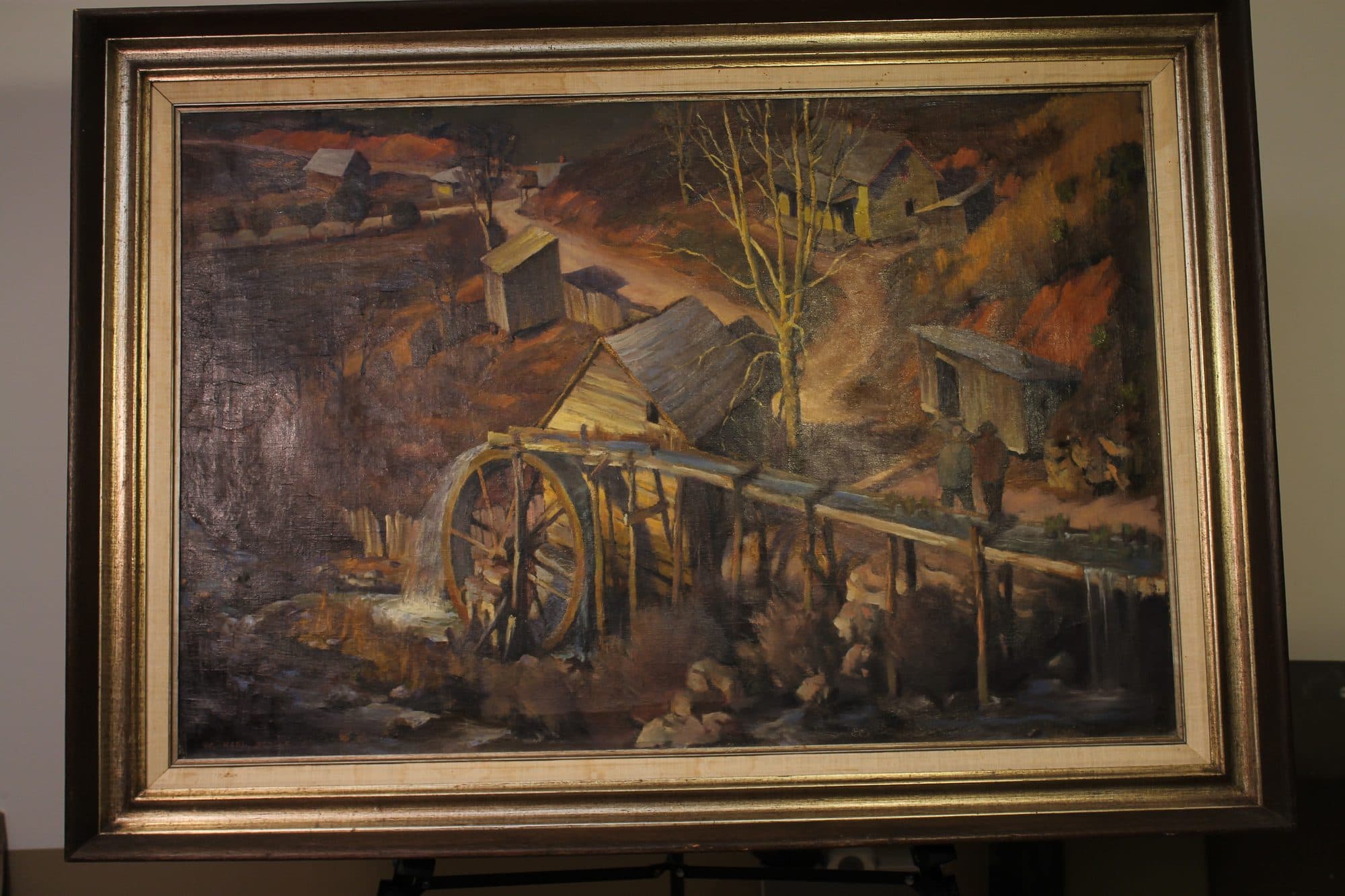 Old Mill At Autumn Dusk — detail