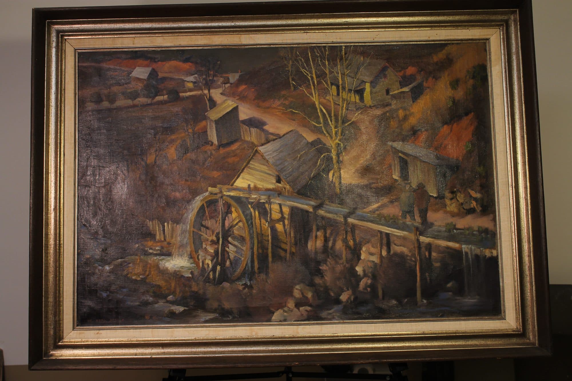 Old Mill At Autumn Dusk — detail