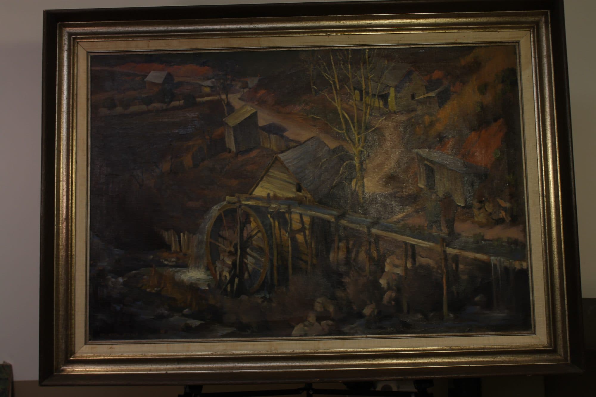 Old Mill At Autumn Dusk — detail