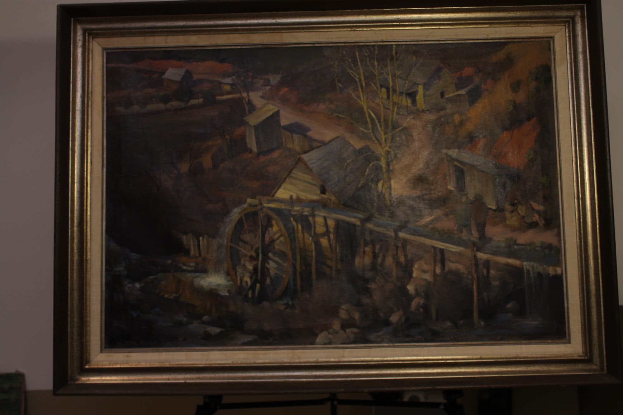 Old Mill At Autumn Dusk — detail
