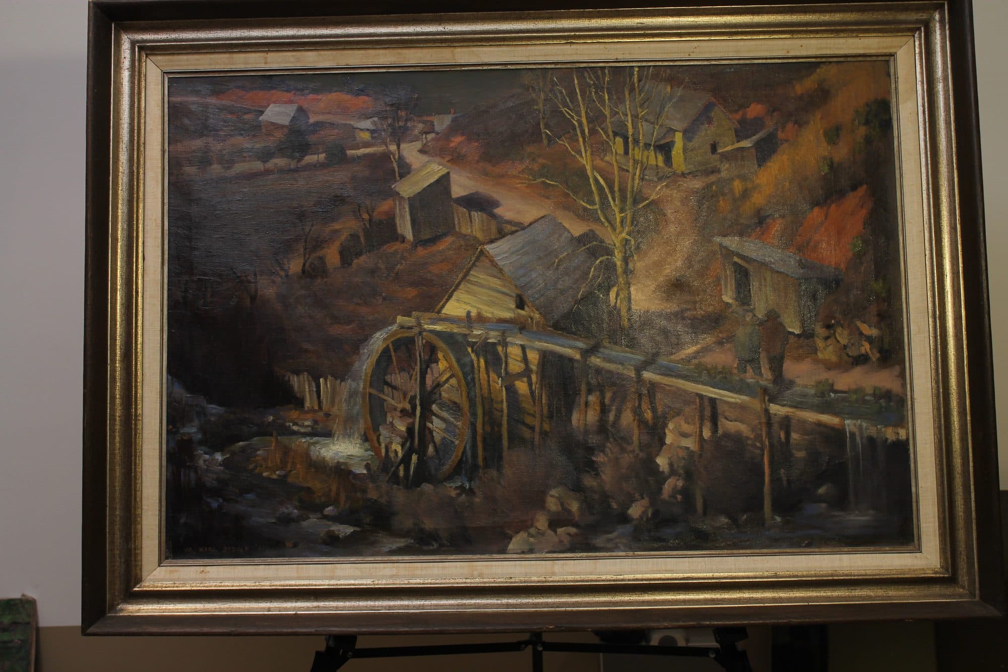 Old Mill At Autumn Dusk — detail