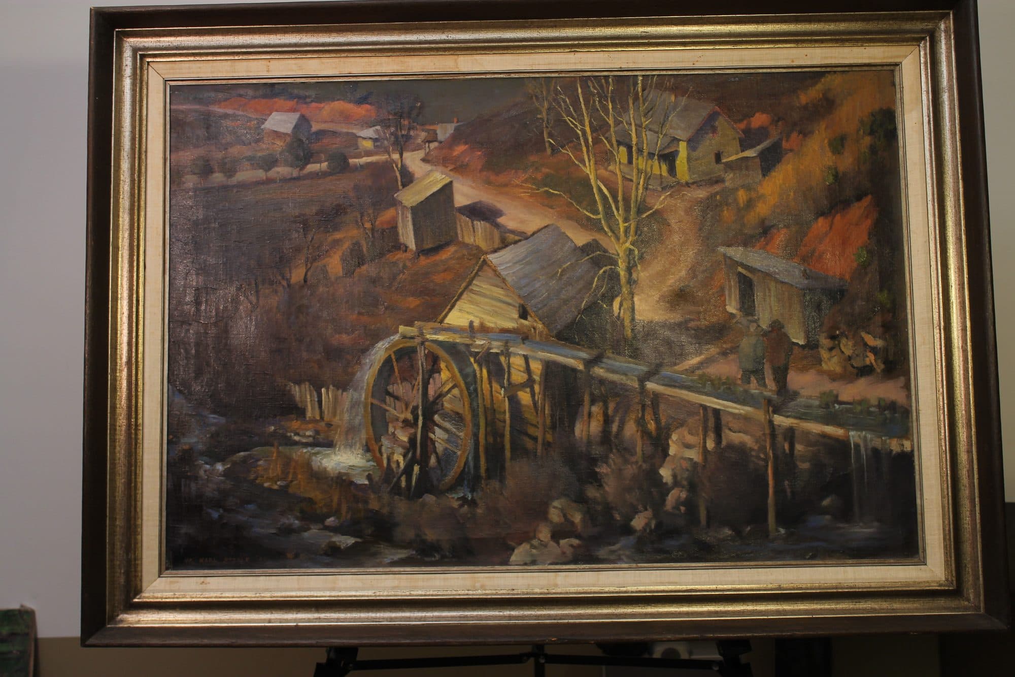 Old Mill At Autumn Dusk — detail
