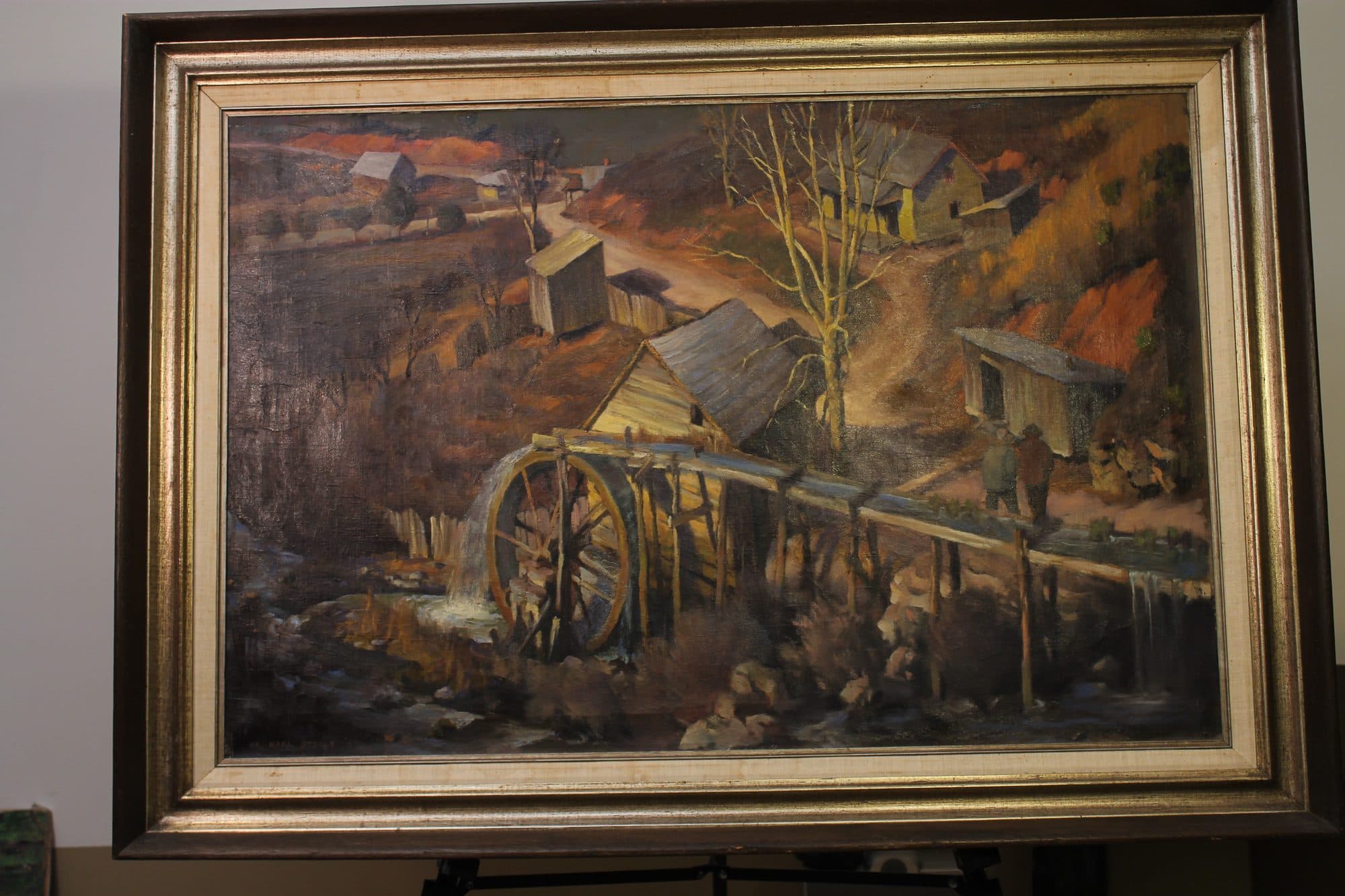 Old Mill At Autumn Dusk — detail