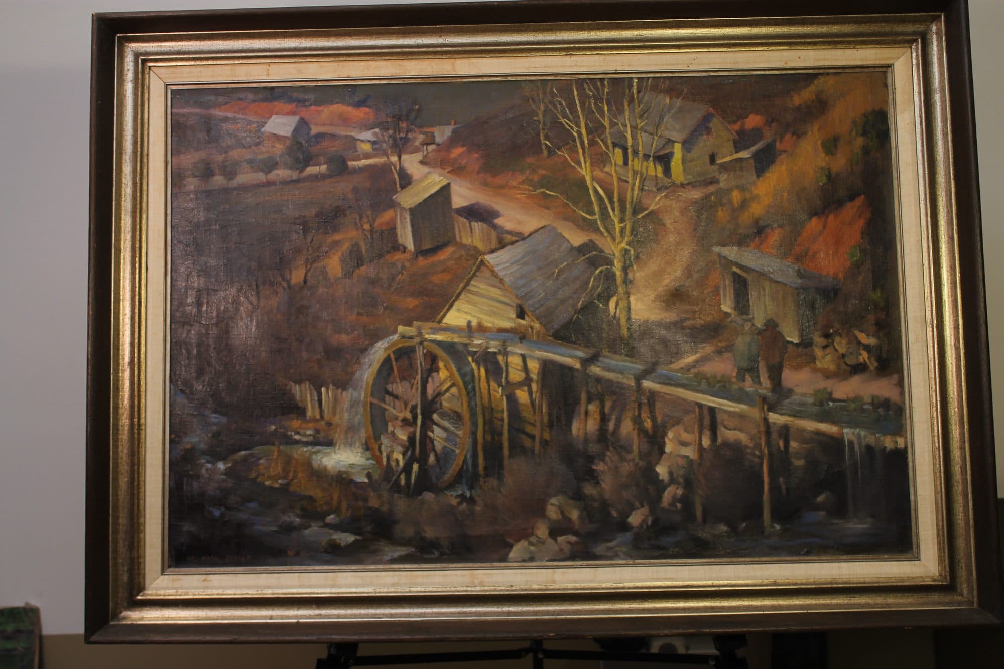 Old Mill At Autumn Dusk — detail