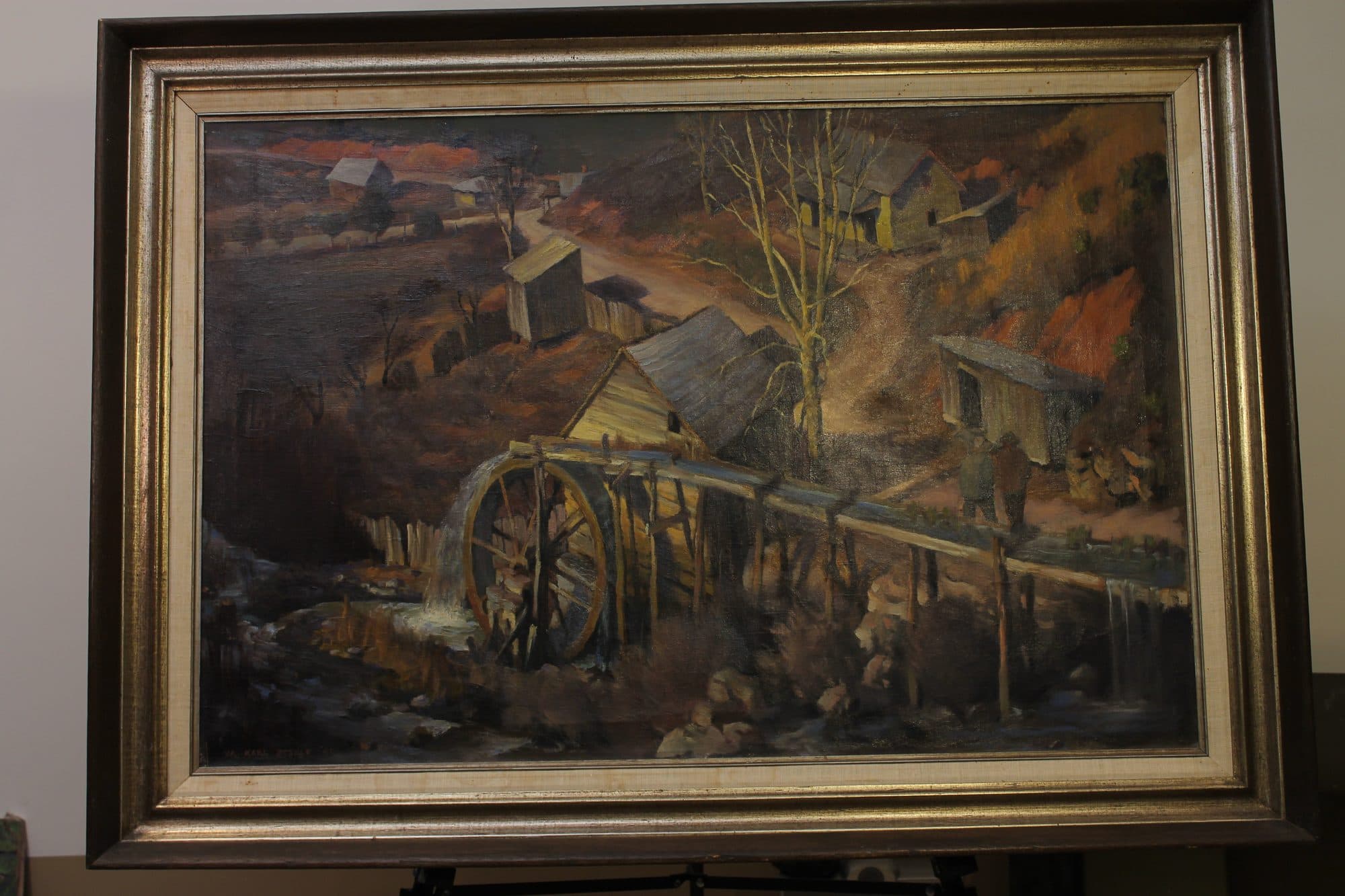 Old Mill At Autumn Dusk — detail