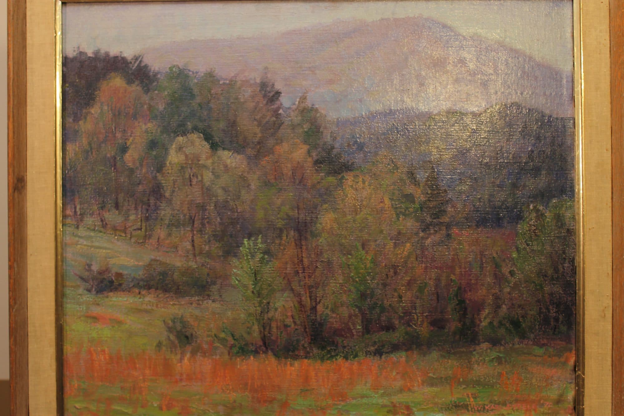 Purple Mountain In Autumn — detail