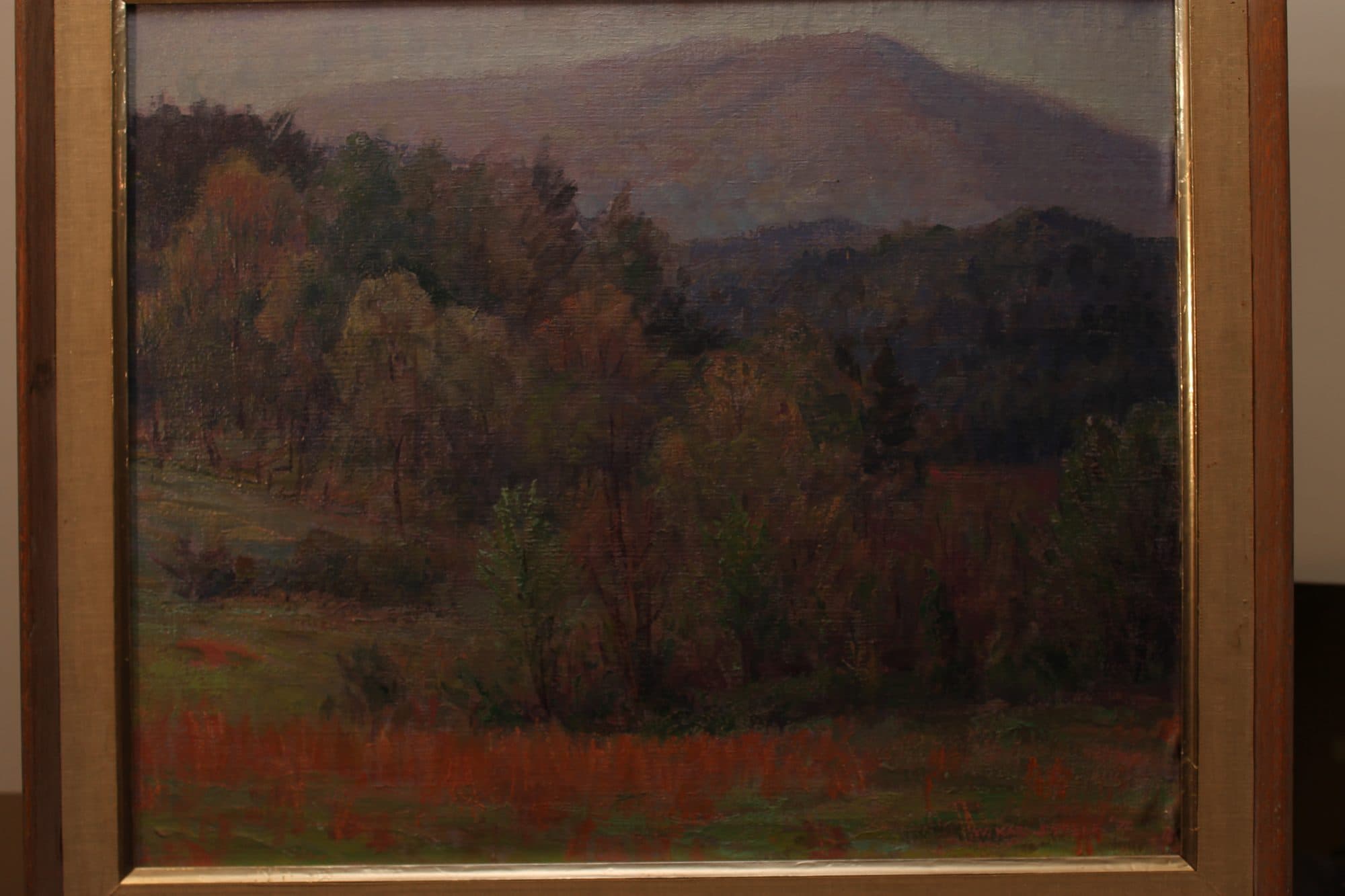 Purple Mountain In Autumn — detail