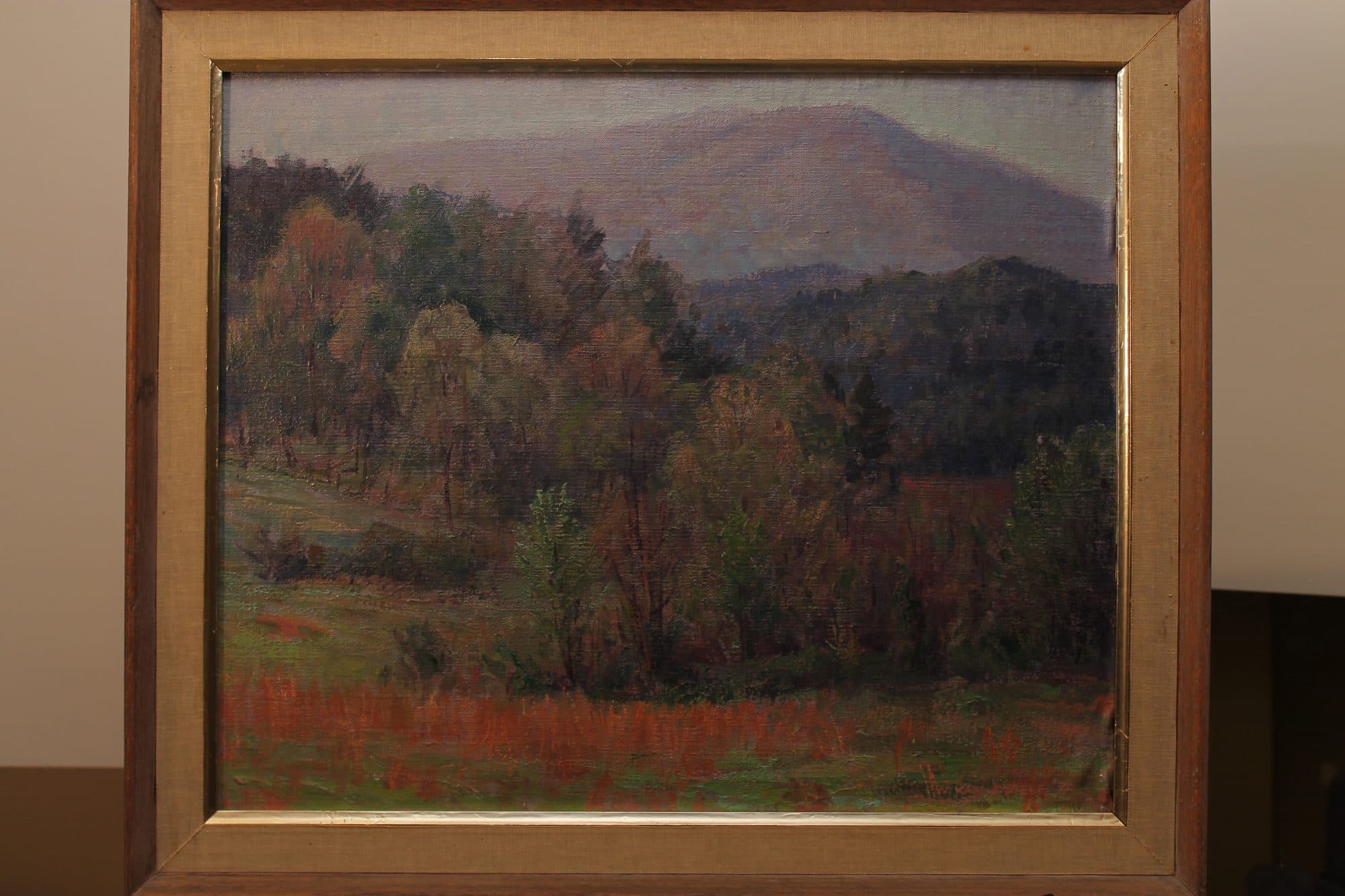 Purple Mountain In Autumn — detail