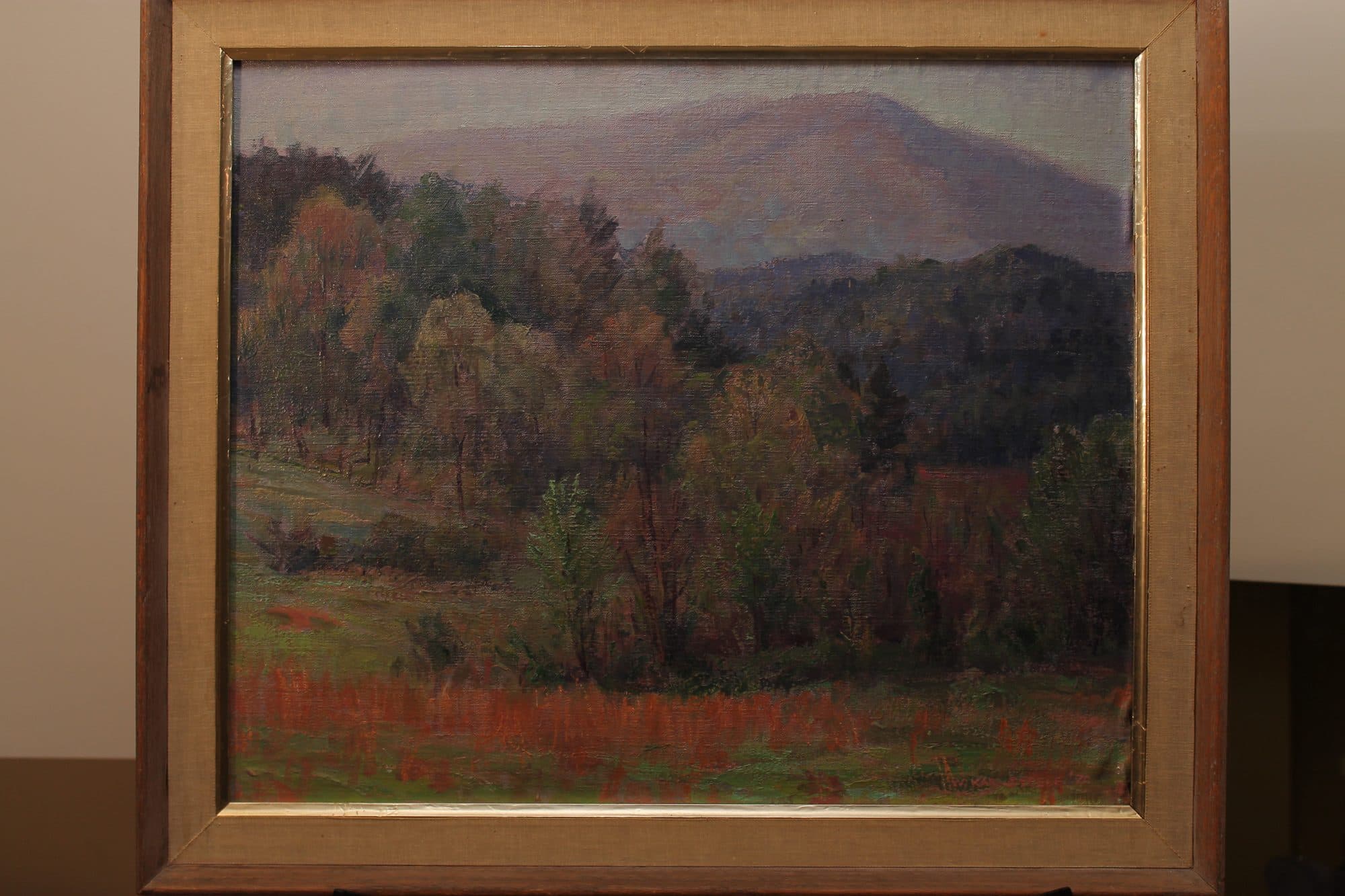 Purple Mountain In Autumn — detail
