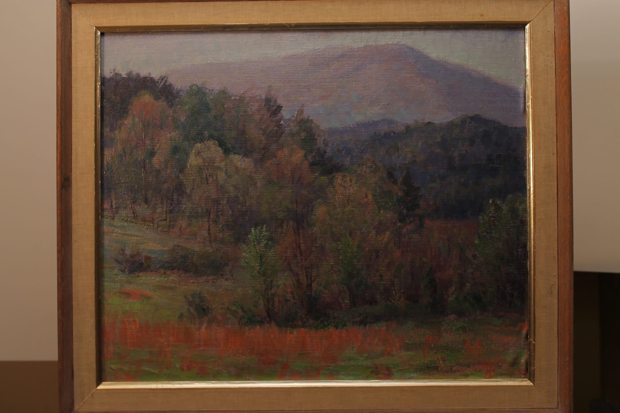 Purple Mountain In Autumn — detail