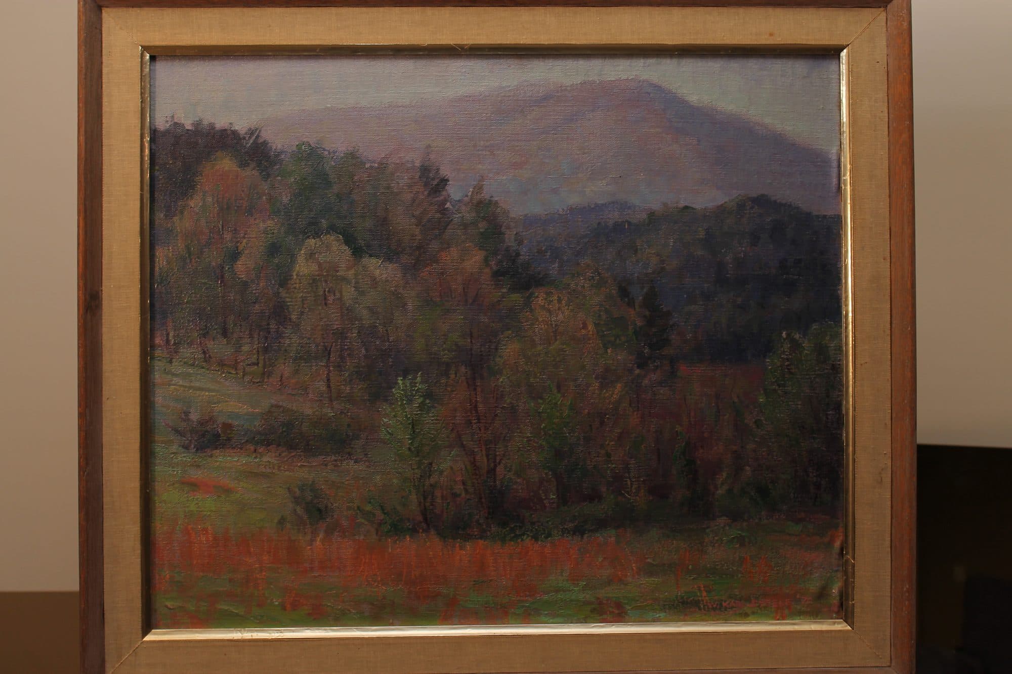 Purple Mountain In Autumn — detail