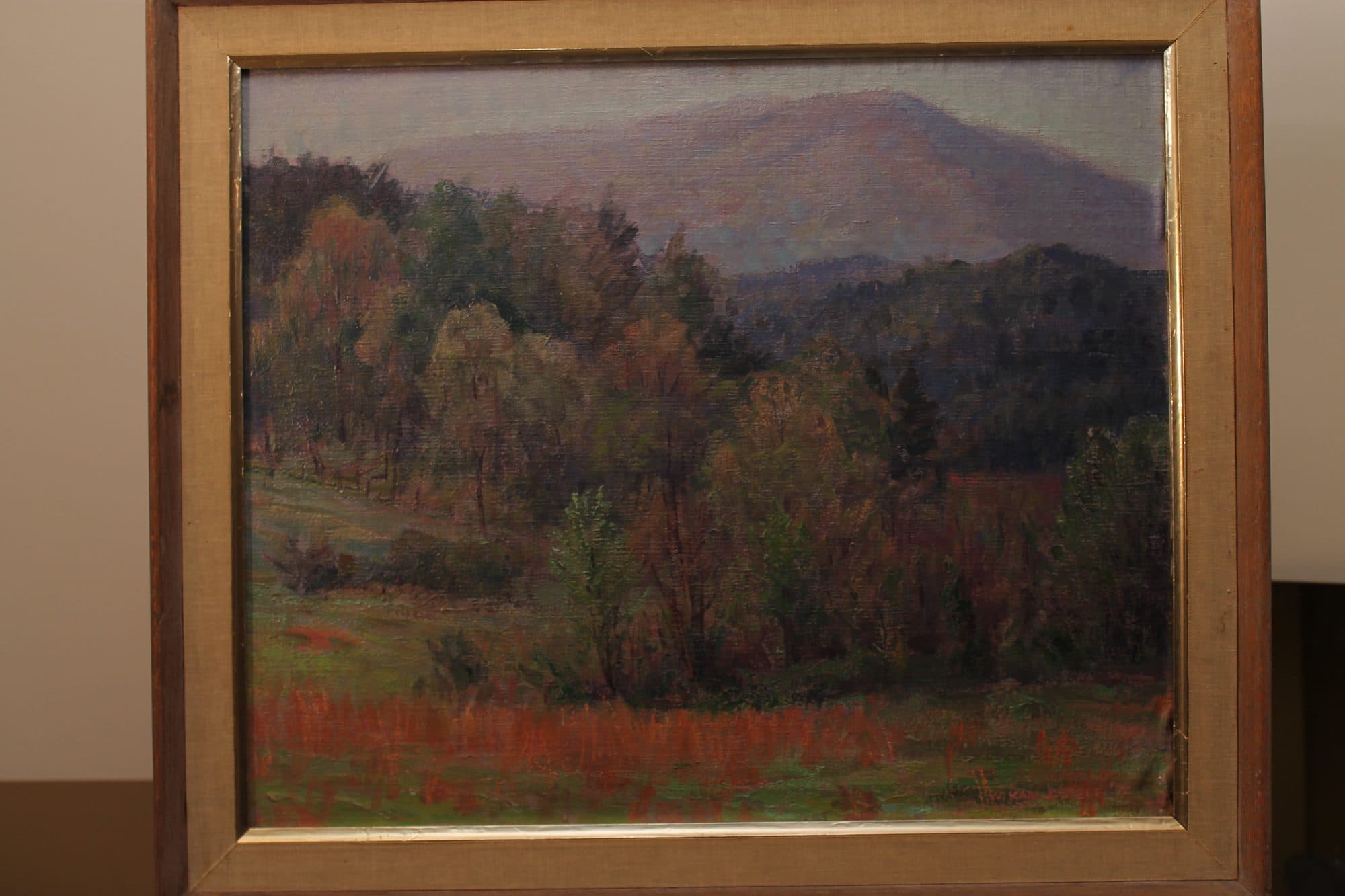 Purple Mountain In Autumn — detail