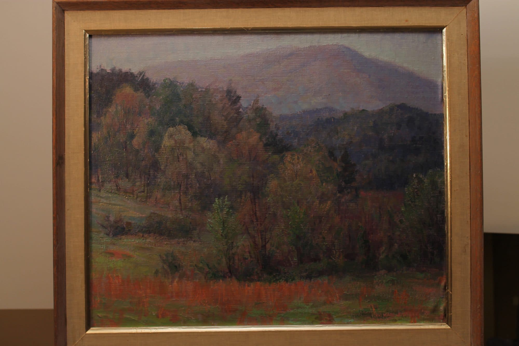 Purple Mountain In Autumn — detail