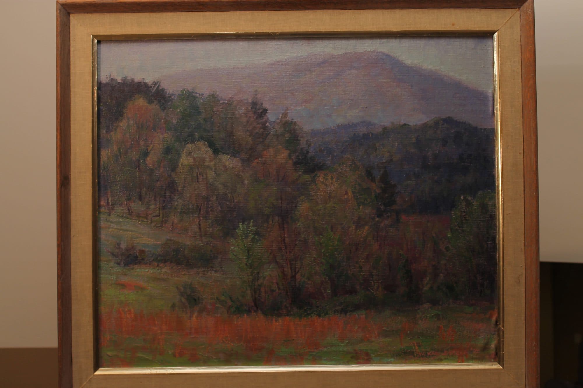 Purple Mountain In Autumn — detail
