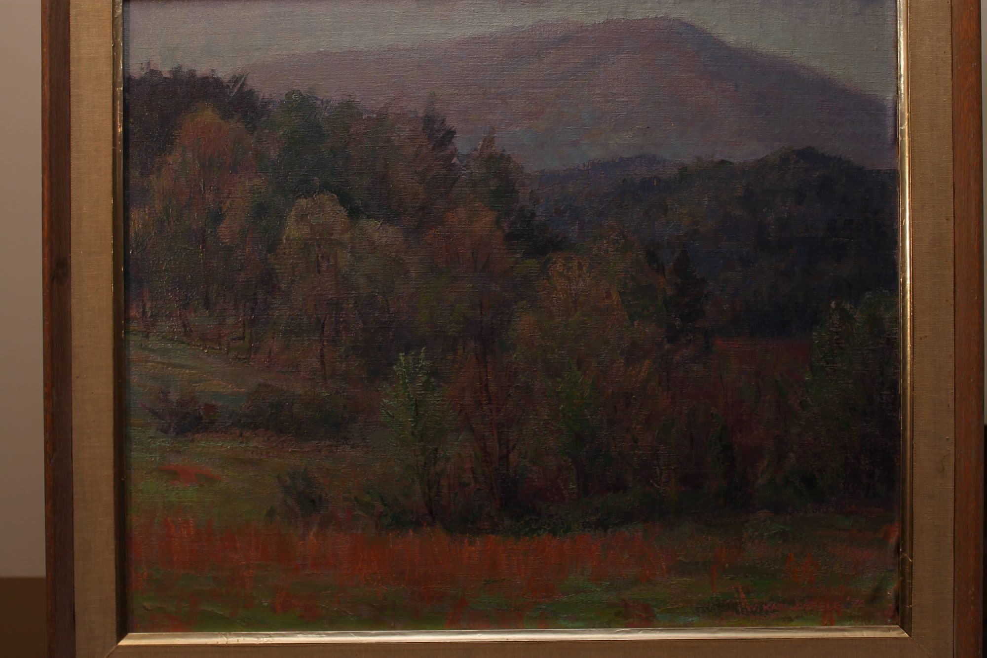Purple Mountain In Autumn — detail