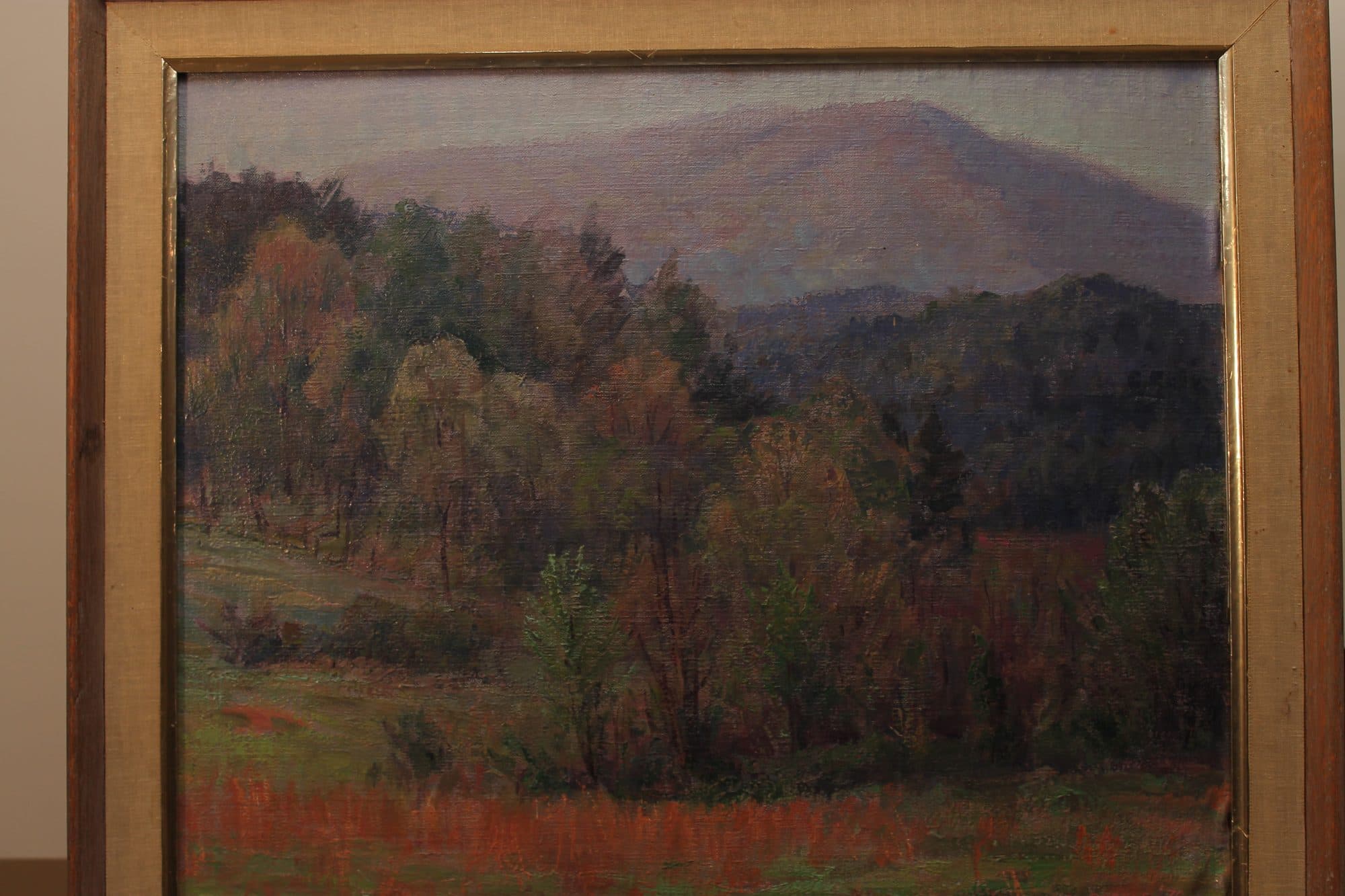 Purple Mountain In Autumn — detail