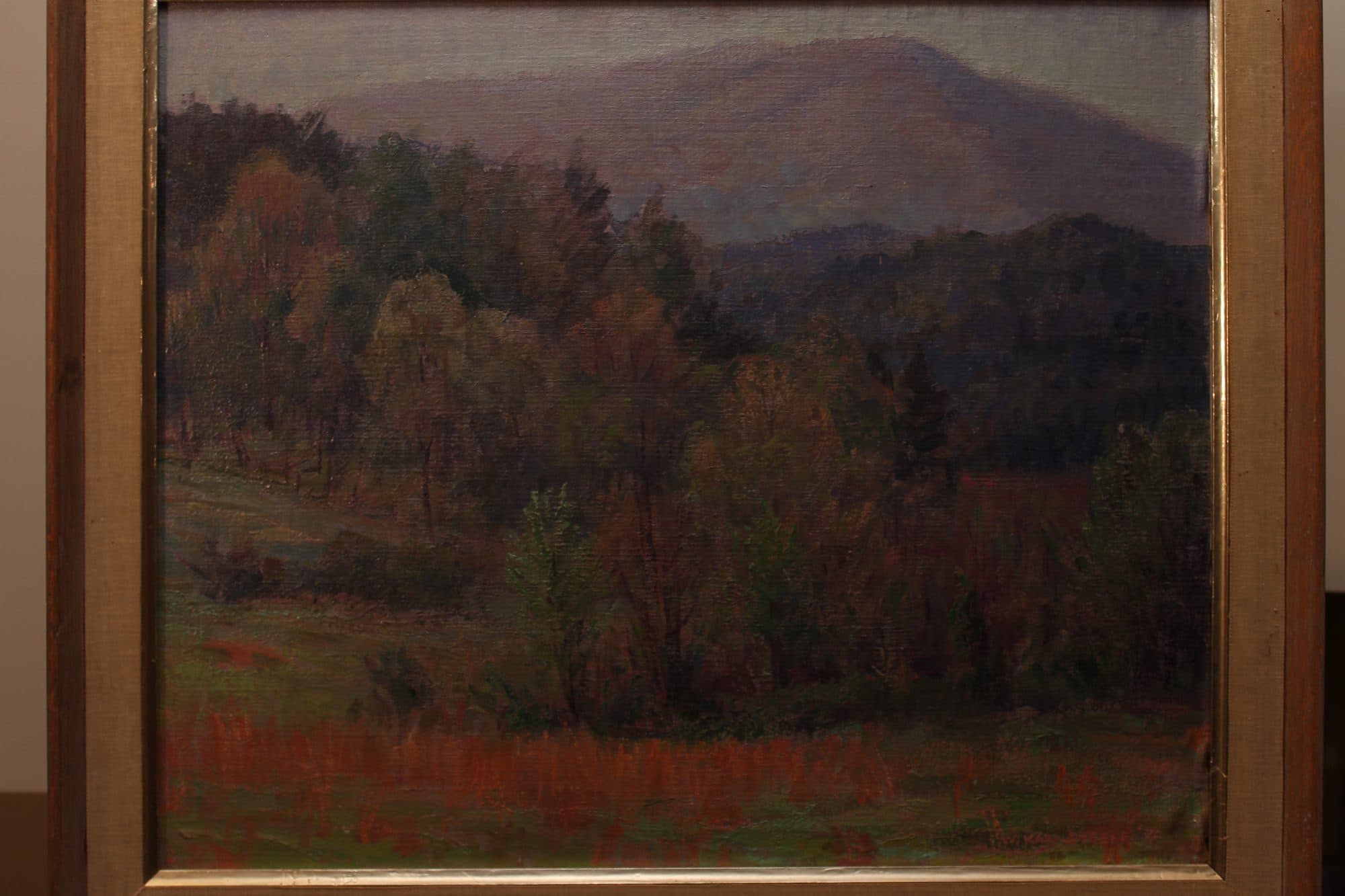 Purple Mountain In Autumn — detail