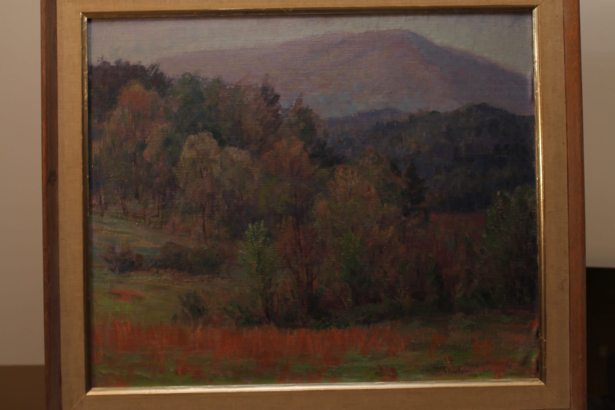 Purple Mountain In Autumn — detail
