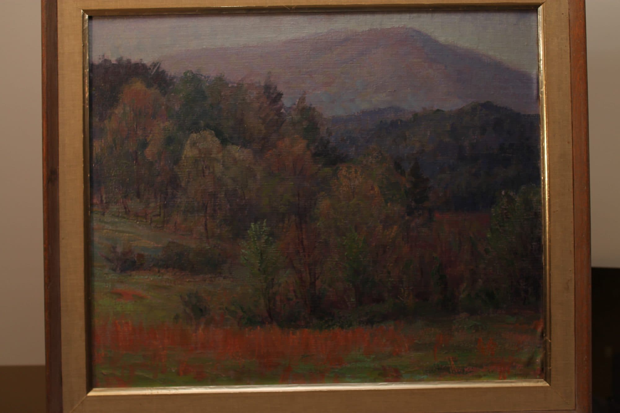 Purple Mountain In Autumn — detail