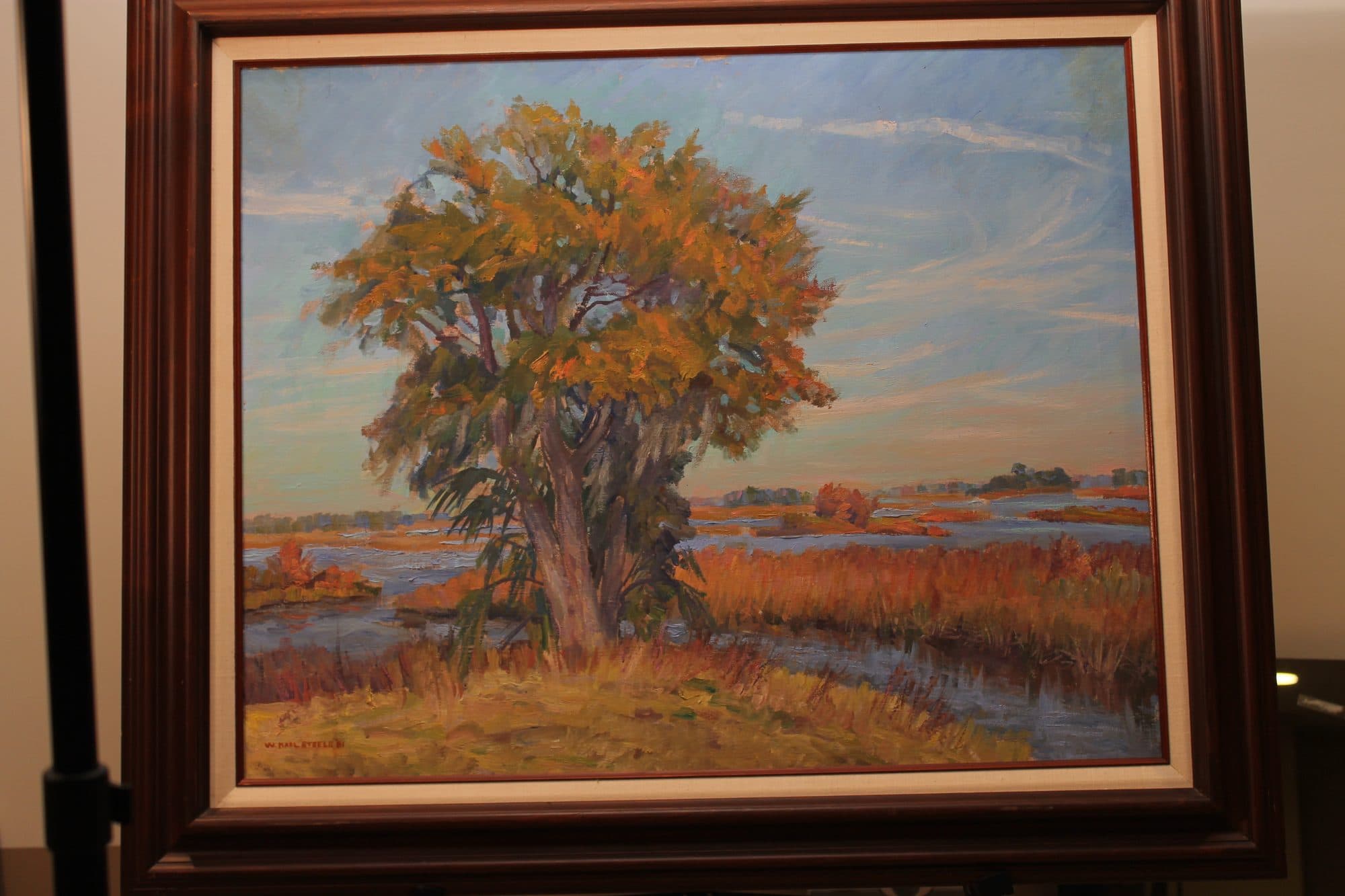 Golden Oak In The Marsh — detail
