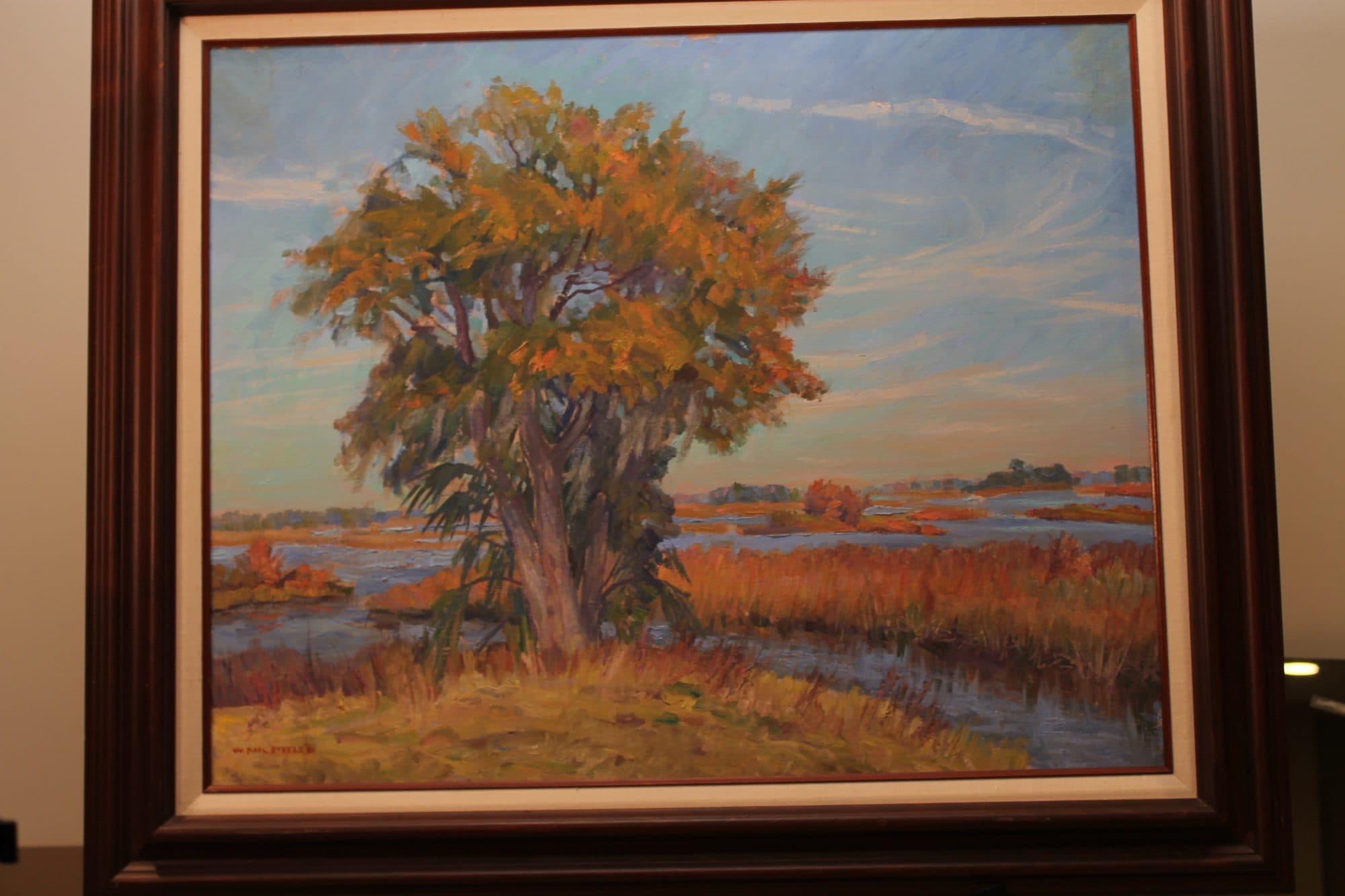 Golden Oak In The Marsh — detail
