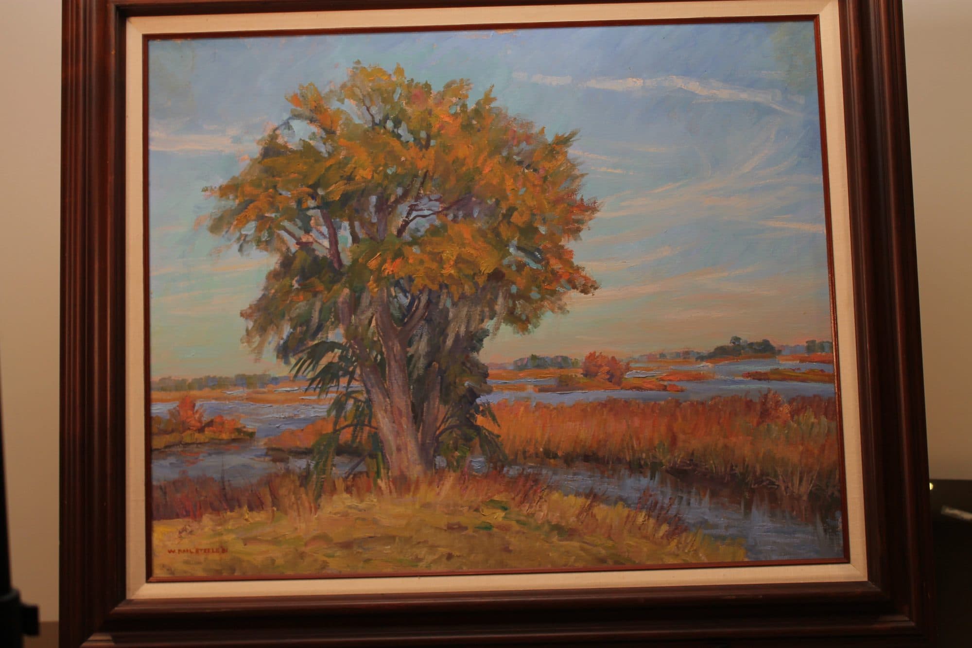 Golden Oak In The Marsh — detail