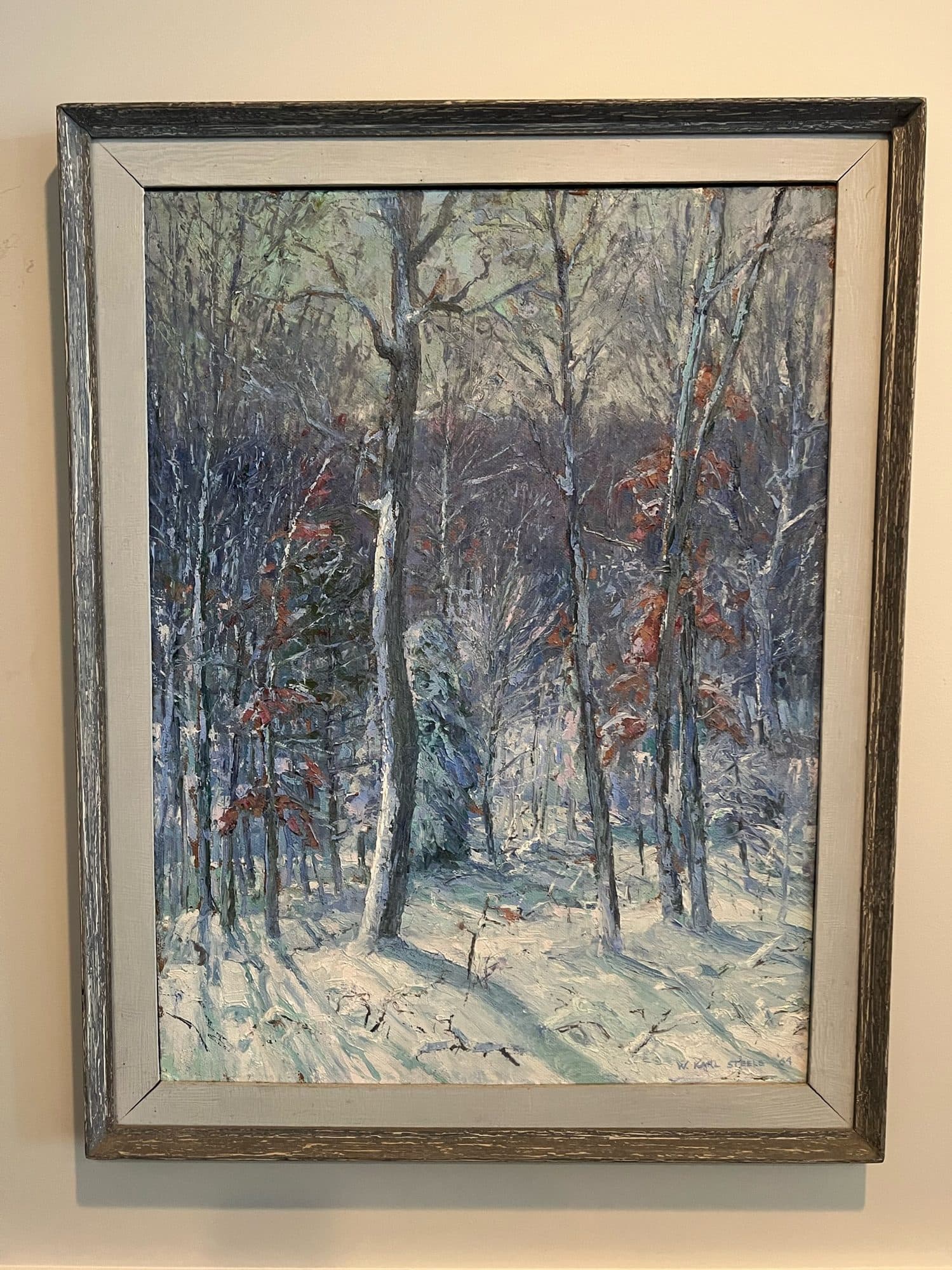 Birches In Winter Snow
