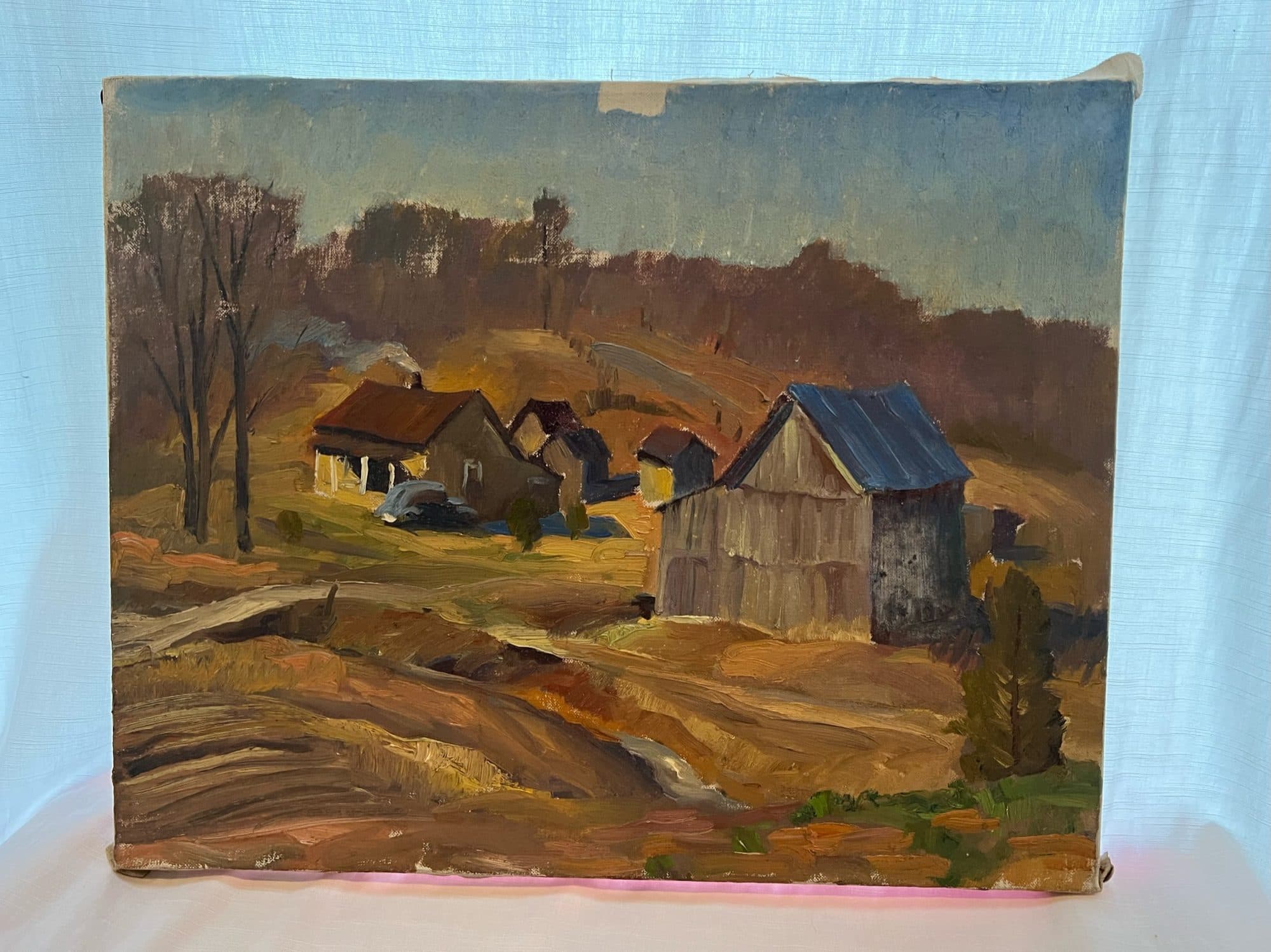 Farm Buildings In The Valley