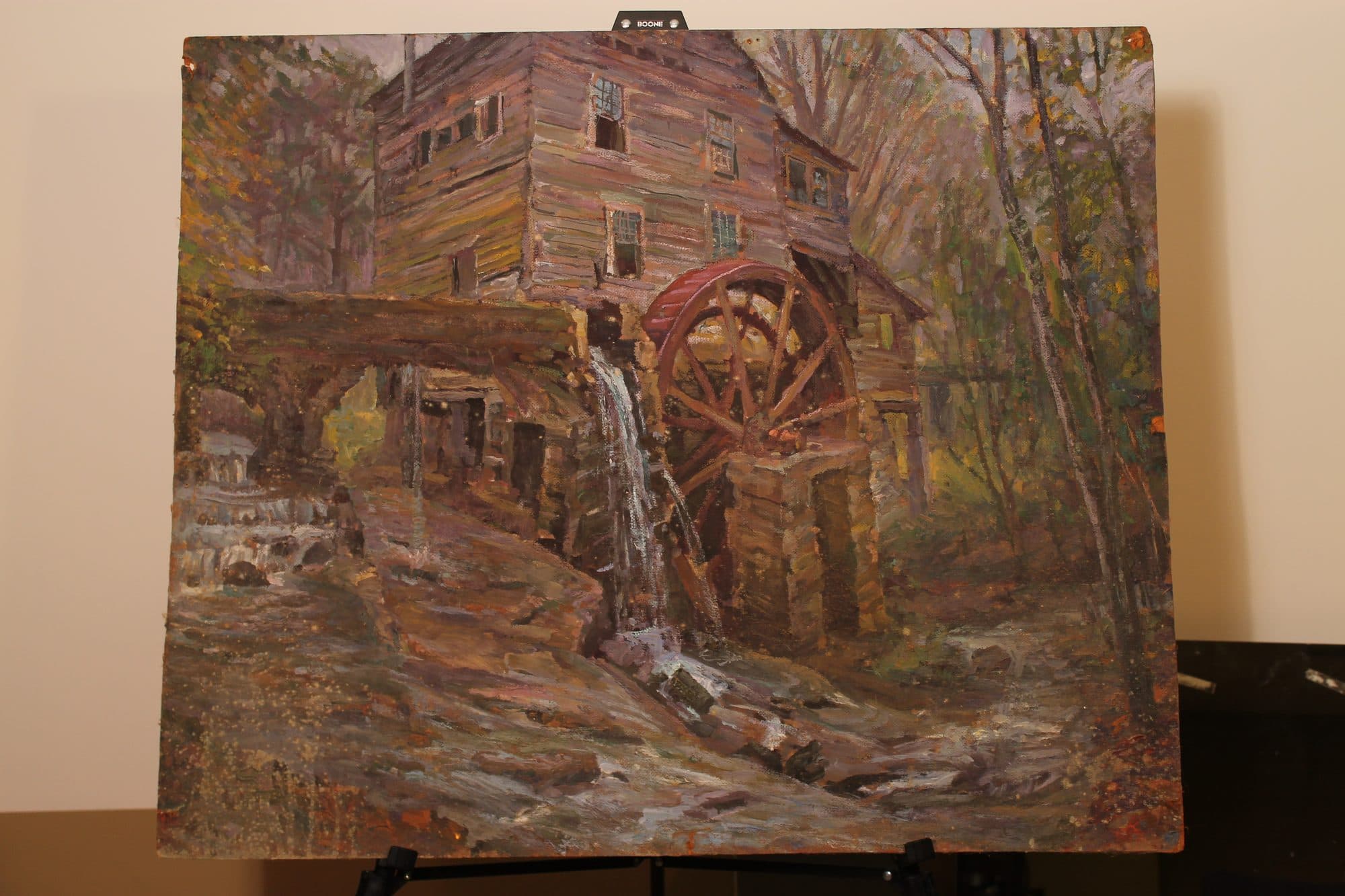 Stone Mill With Waterwheel