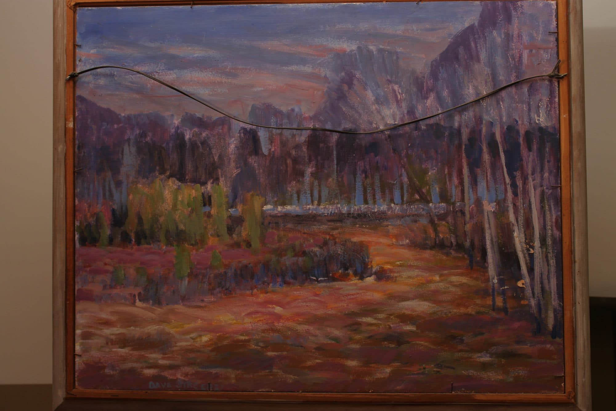 Aspen Grove Below The Mountains